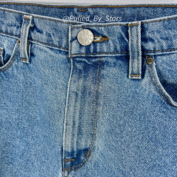 BDG Urban Outfitters 28W Mom High-Rise Blue Jean Shorts Good Used Condition - Picture 4 of 15